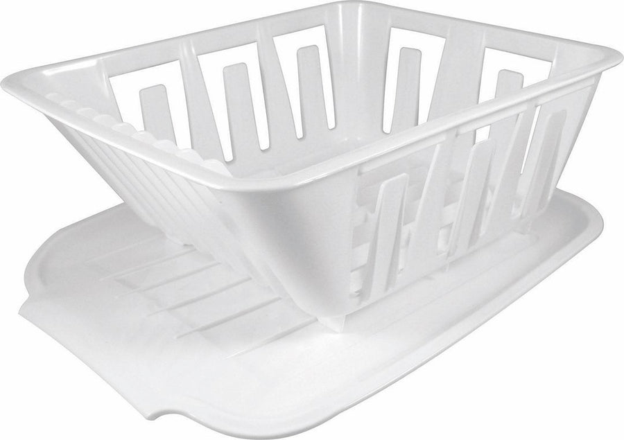 MINI DISH DRAINER SET-WHT
