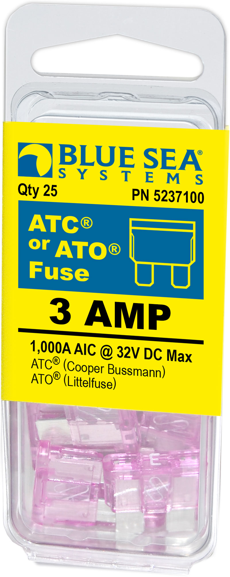 FUSE ATO/ATC 3A PACK 25