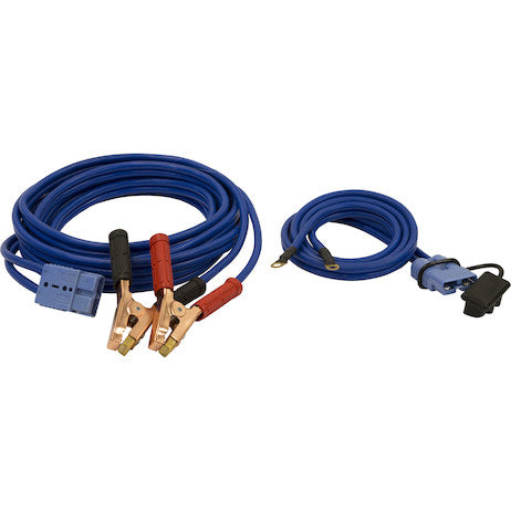 CABLES BOOSTER 28FT W/BLUE PLUG-IN