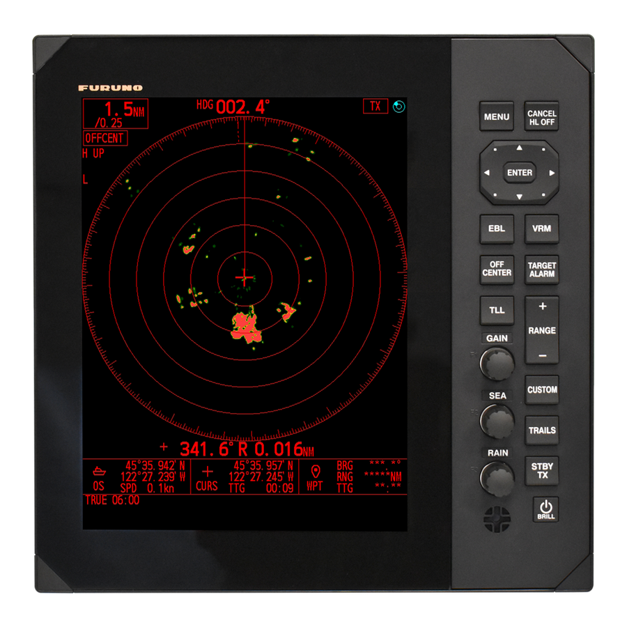 12.1' PORTRAIT-STYLE RADAR DISPLAY