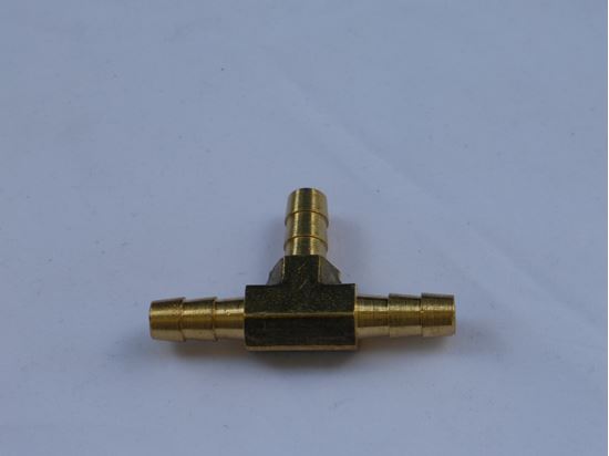 BRASS BARB/BARB/BARB 'T' 5/16'(8MM)