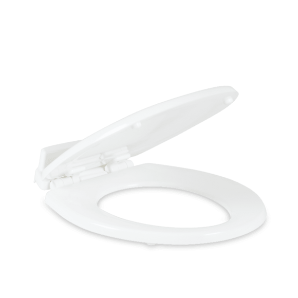 SLOW-CLOSE WD SEAT/CVR RT-WHT
