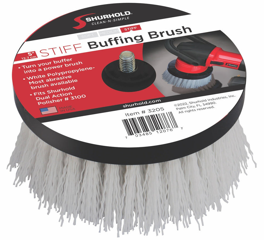 STIFF BRUSH FOR DUAL ACTION POLISHE