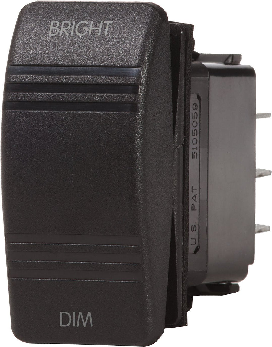 SWITCH CONTURA SPDT(ON)OFF(ON)DMBLK