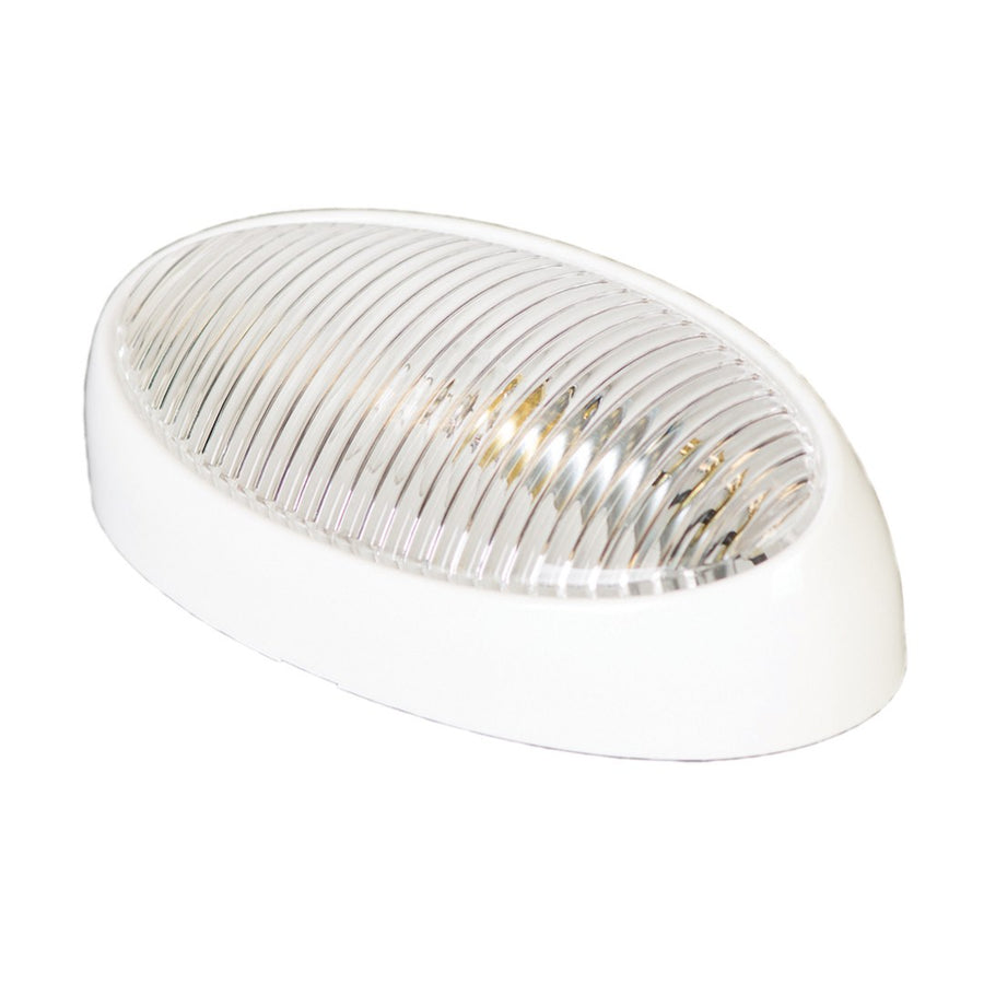 PORCH LIGHT OVAL WO/SW CLR CD1