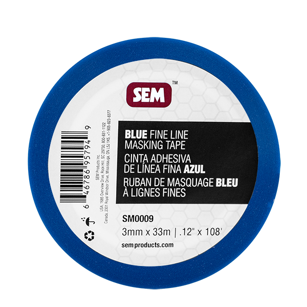 BLUE FINE LINE MASKING TAPE .12' X