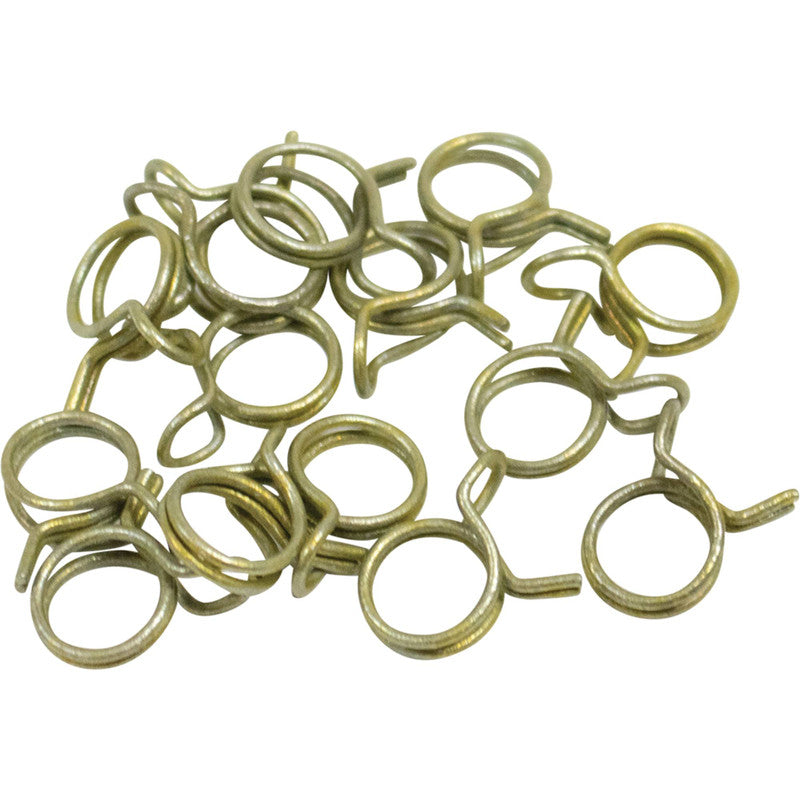 5/16' DOUBLE WIRE HOSE CLAMPS  15PK
