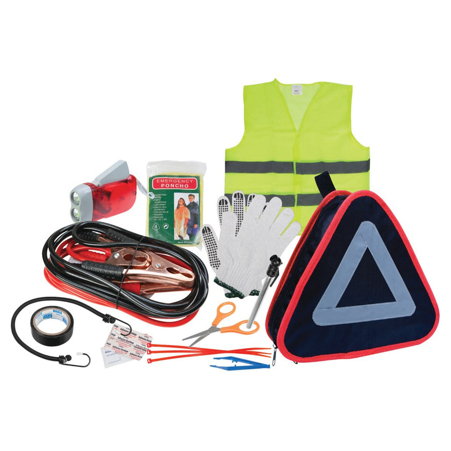 11PC ROADSIDE EMERGENCY KIT