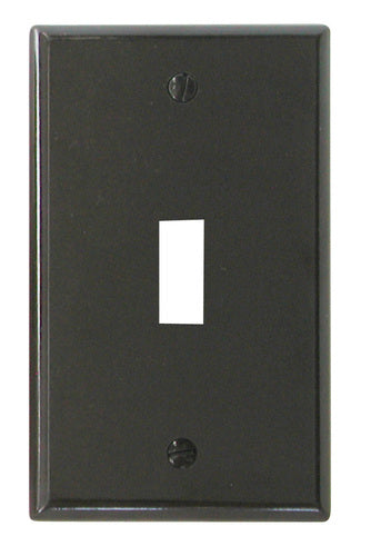 SWITCH PLATE COVER - BRN