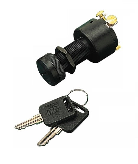 POLY 3-POSITION KEY SWTCH SHRT