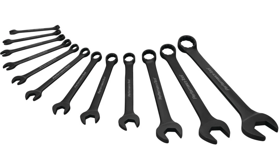 12 PC. BLACK SAE COMBINATION WRENCH