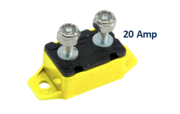 SHORT STOP BREAKER 20 AMP MARINE GR