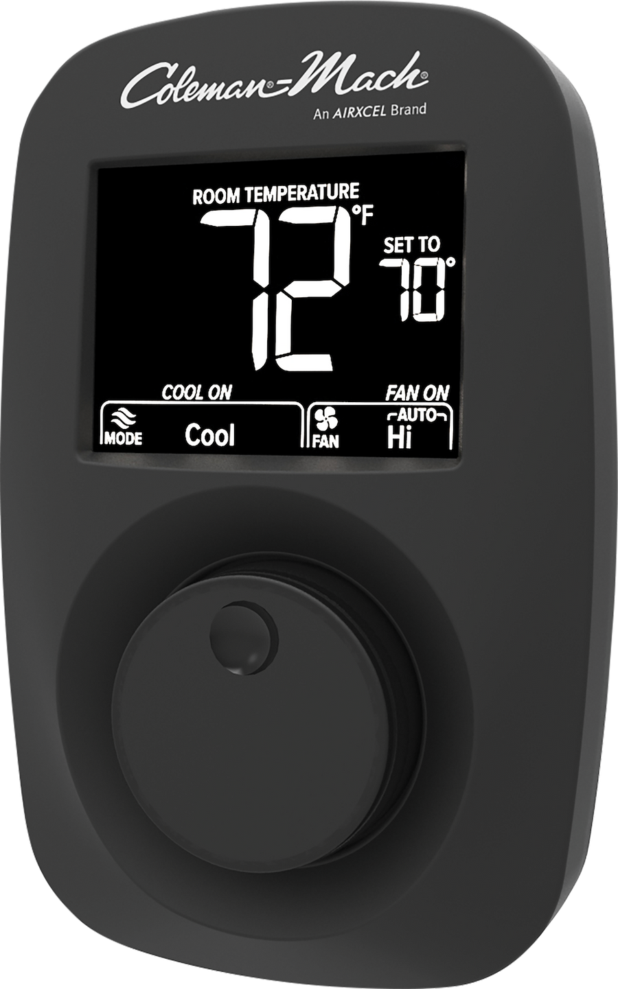 DIGITAL  HEAT/COOL  T-STAT  BLACK