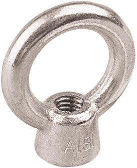 STAINLESS EYE NUT - 1/4'