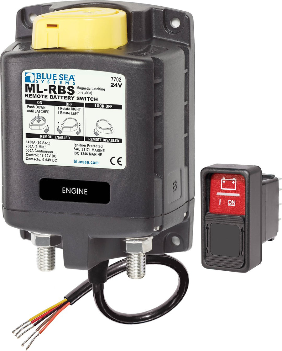 SOLENOID ML 500A 24V RBS W/MANCONT