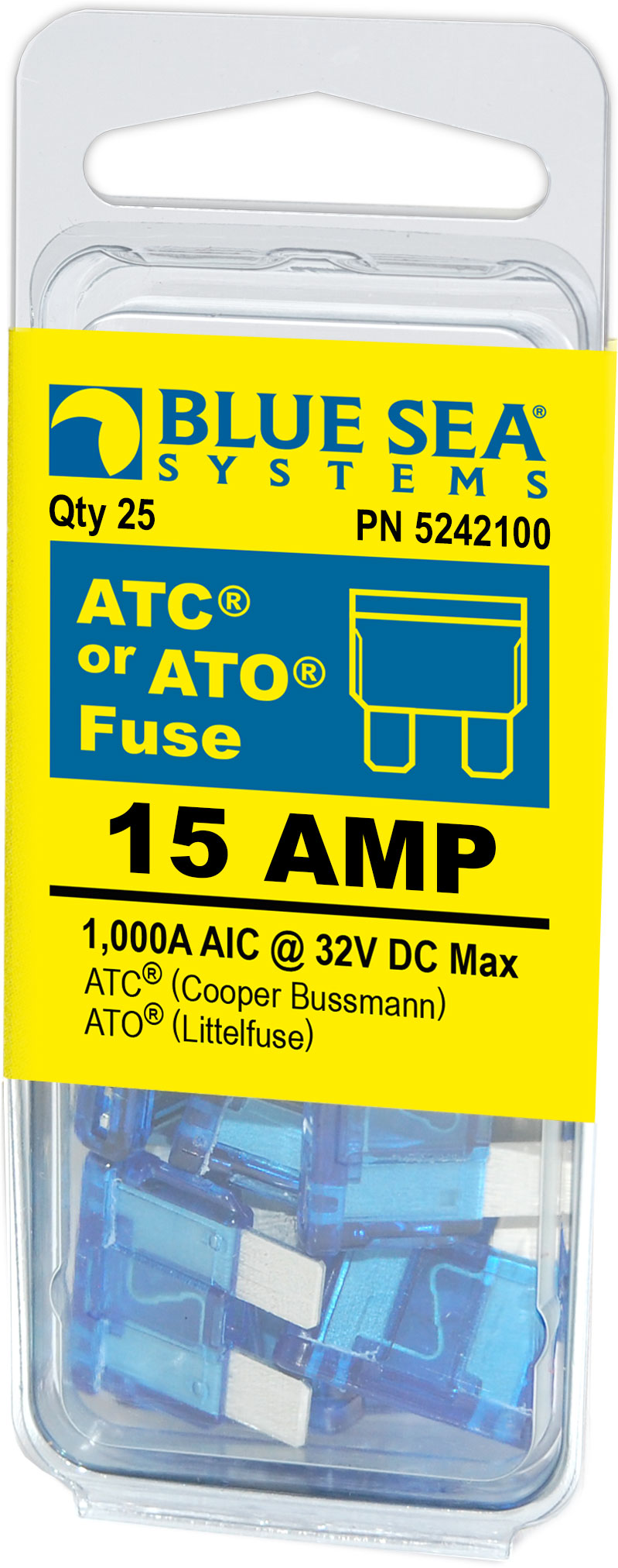 FUSE ATO/ATC 15A PACK 25