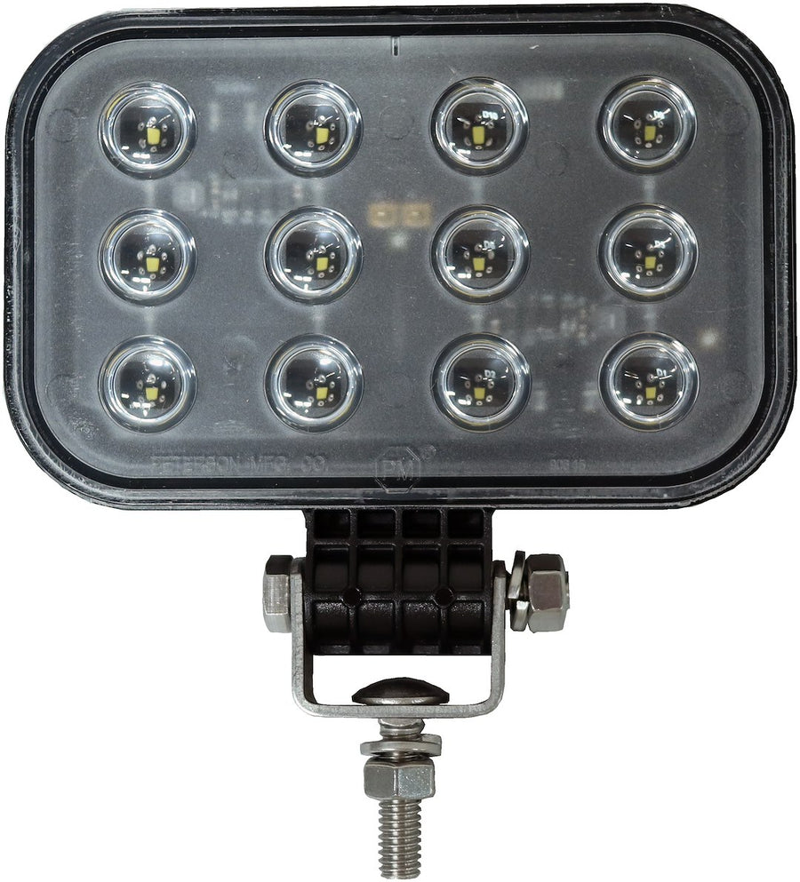 LED WORK LGT SQR PED MNT HRDWRD W/.