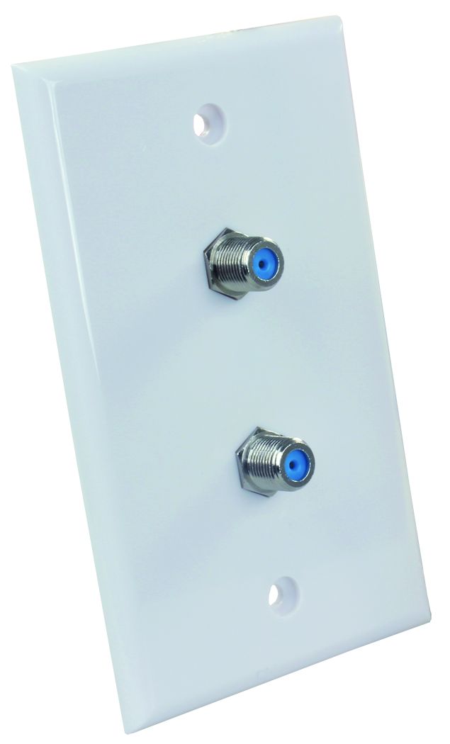 WALL PLATE  DUAL  HD/SAT