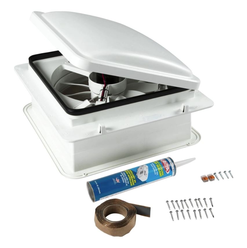 FURRION RV ROOF VENT FAN WITH LID I