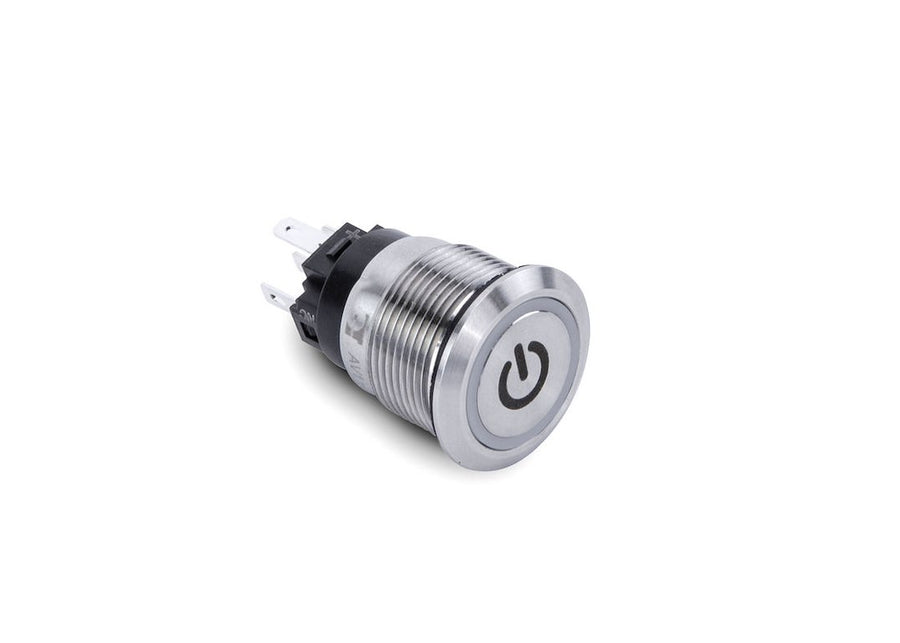 PUSH BUTTON POWER SWITCH  RED HALO