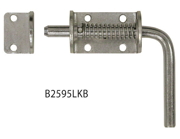 SPRING LATCH ASY 1/2' W/K