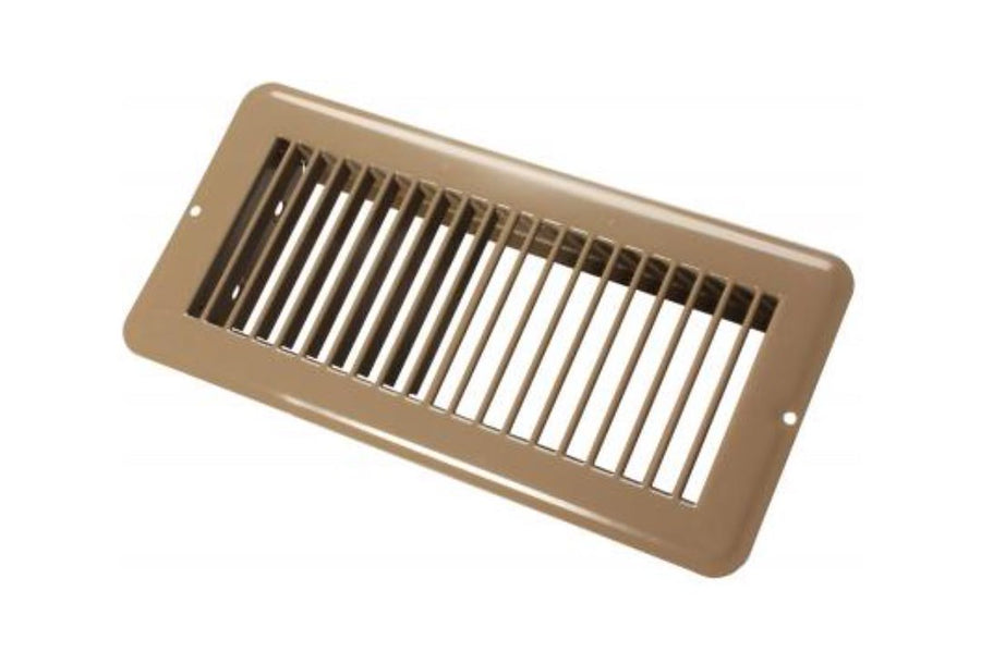 4 X 10 FLOOR REG.UNDMPR  MET BRN