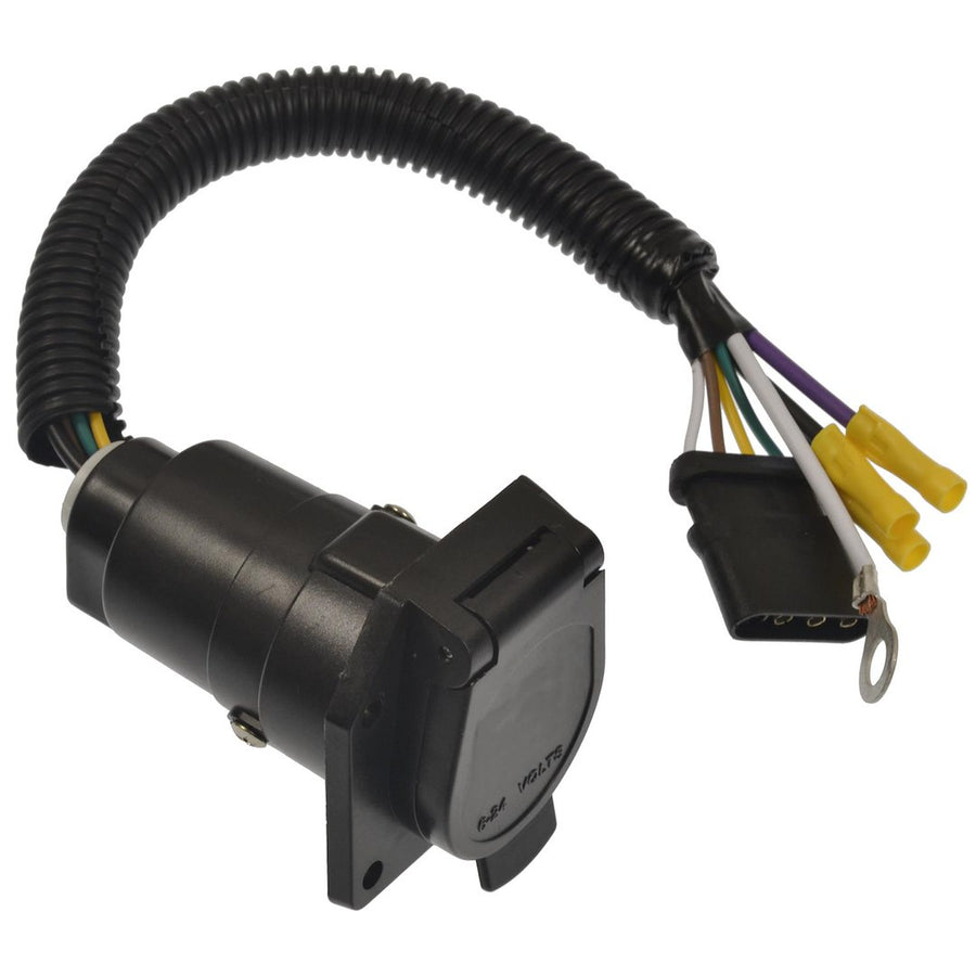 4 WAY FLAT TO 7-BLADE RV ADAPTER WI