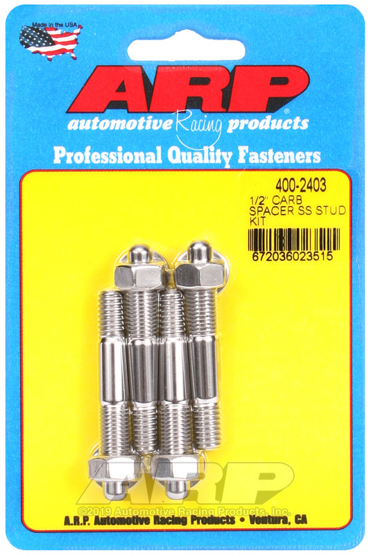 1/2' CARB SPCR SS STUD