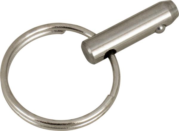 STAINLESS RELEASE PIN 1/4' X 1