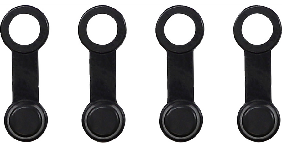 BRAKE BLEEDER CAP  BLACK  W/ TETHER