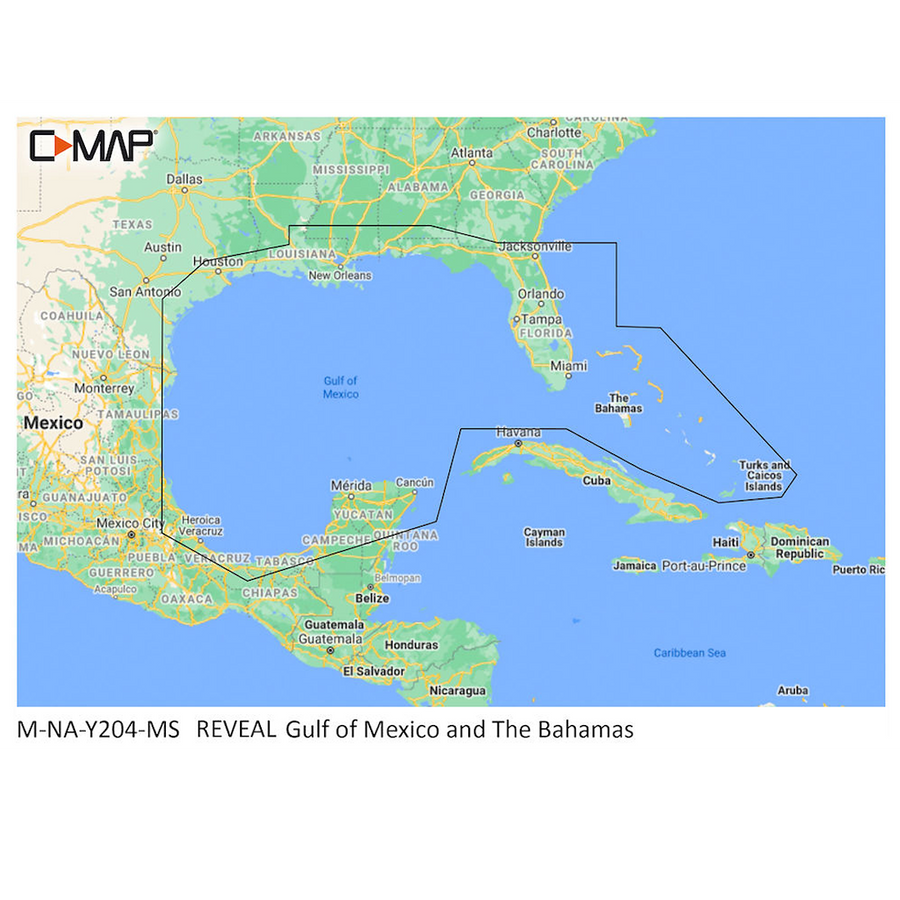 REVEAL CHART BAHAMAS-GULF OF MEXICO
