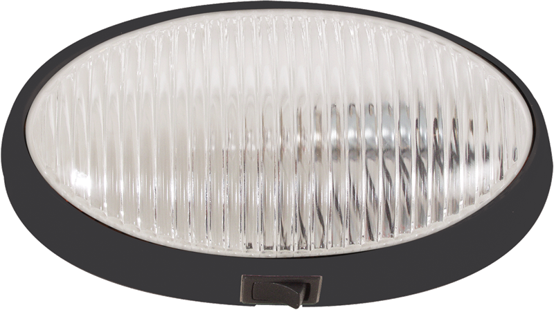 P-LIGHT OV W/SW  BLK BS  CLEAR