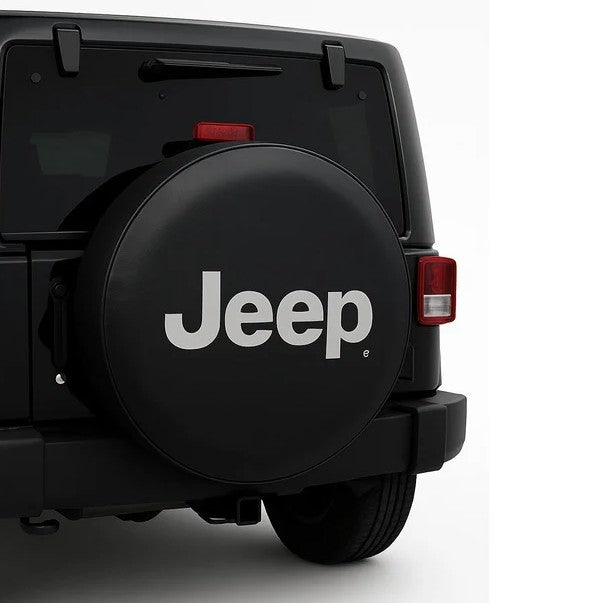 HEAVY DUTY JEEP LOGO SPARE TIRE COV