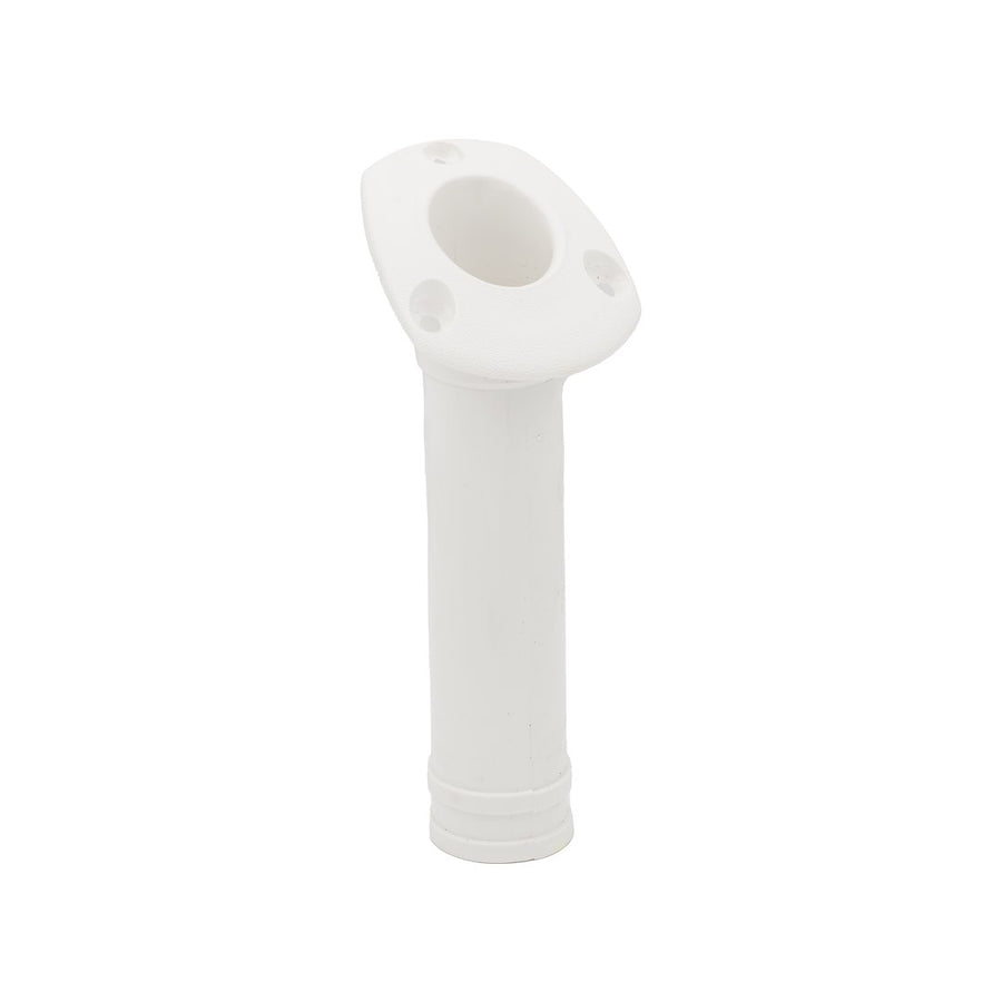 PCKG. FLUSH MOUNT ROD HOLDER - WHT