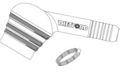 TH97520 NOZZLE WITH CLAMP SANI-CON