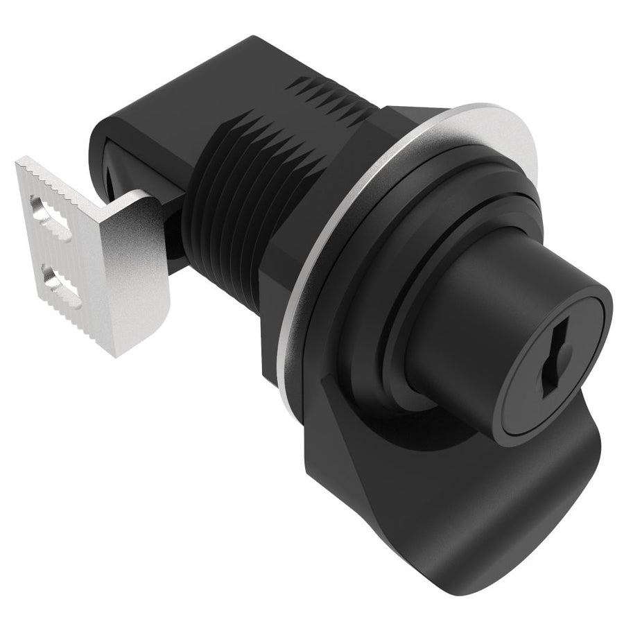 PUSH CLOSE LATCH KEY PLASTIC BLACK