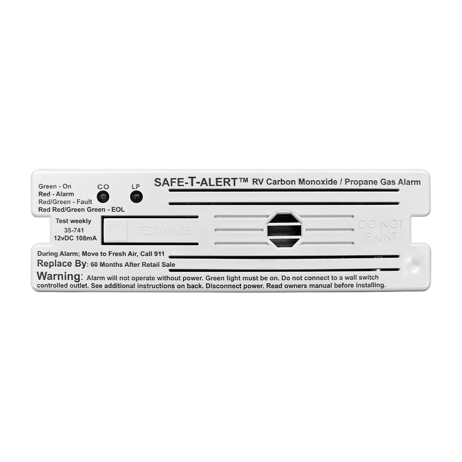 LP/CO ALARM SURF MT WHT