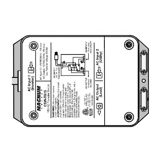15 AMP TRANSFER SWITH