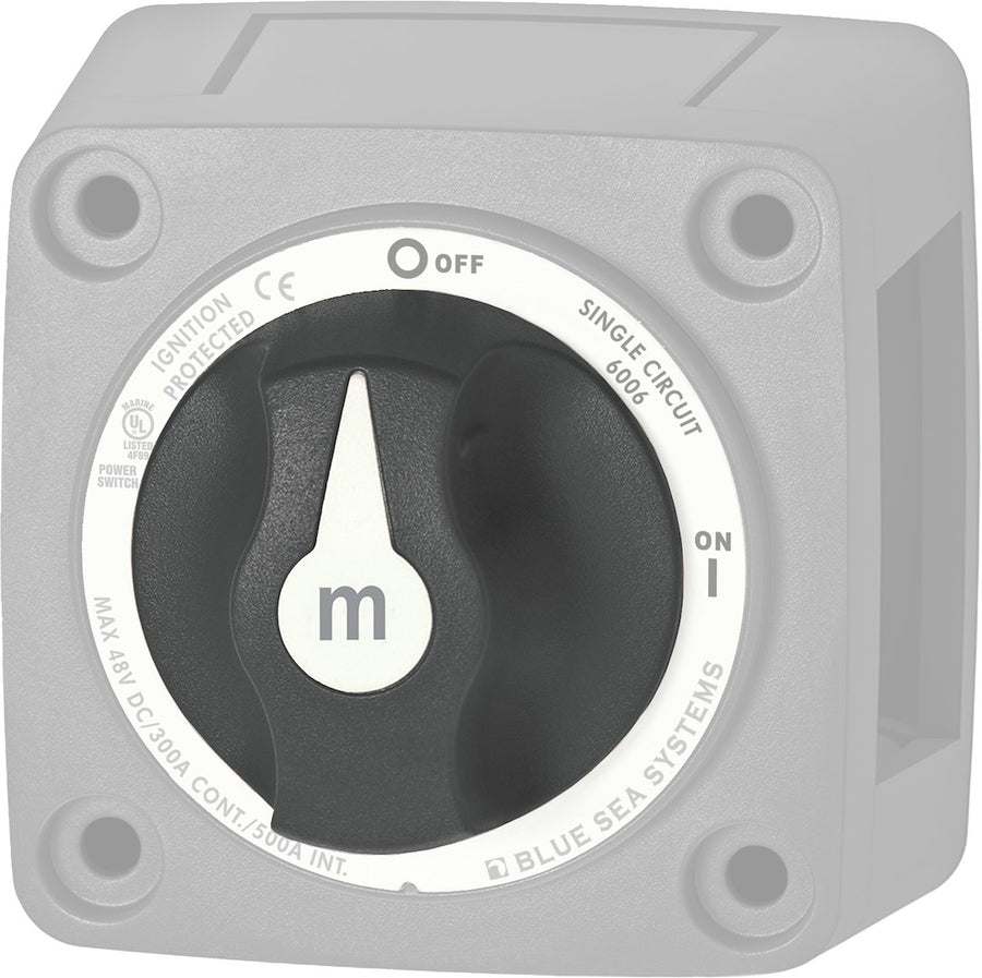 SWITCH BATTERY M KNOB REPLACE BLK