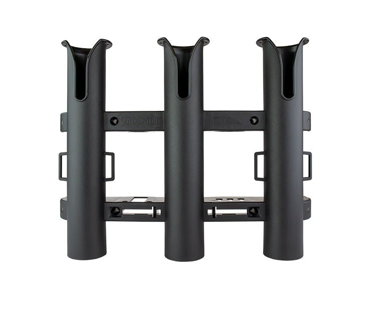 TRIPLE THREAT ROD HOLDER  BLACK