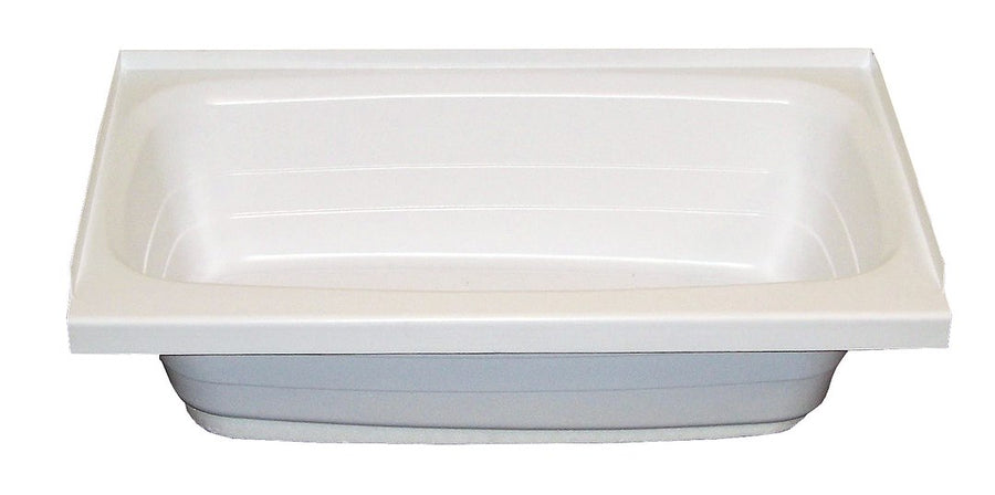 WHITE-LEFT HAND DRAIN