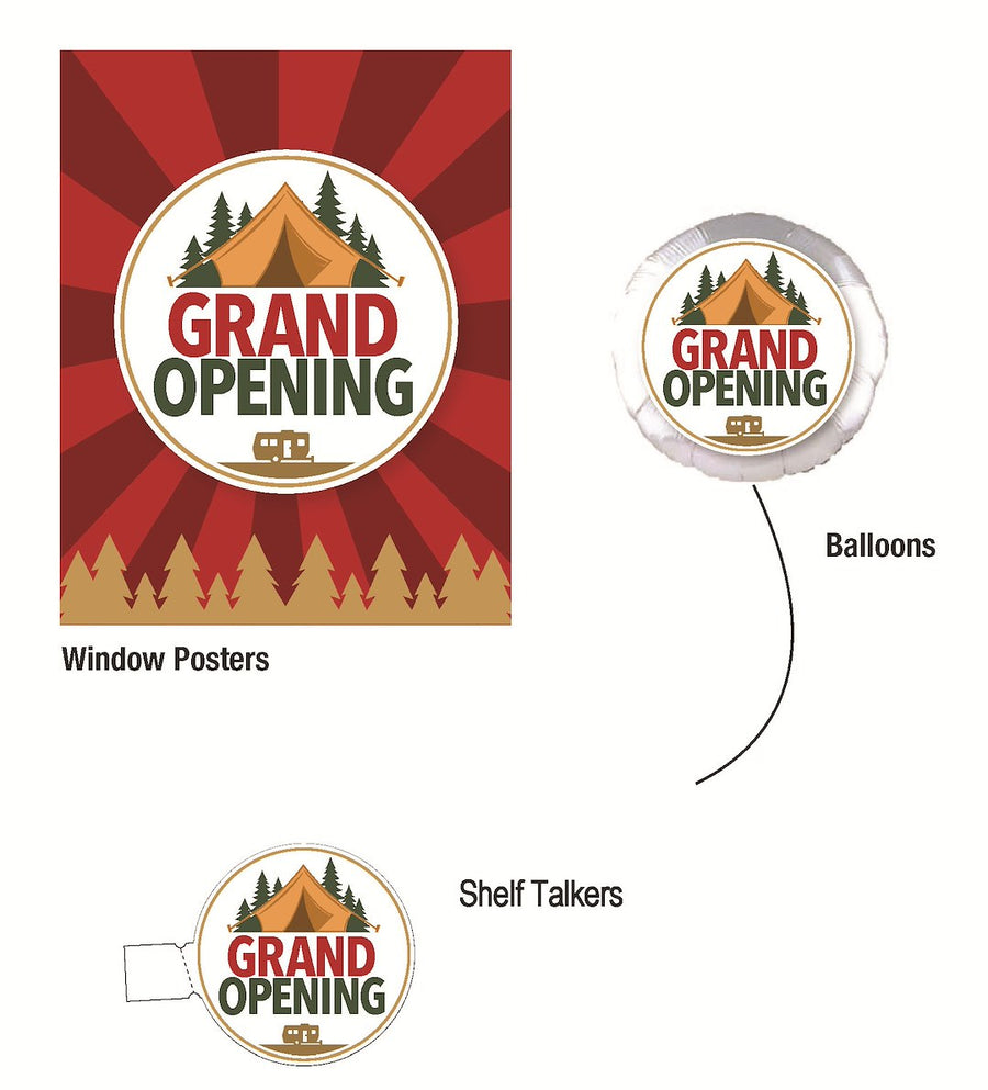 GRAND OPENING SIGN KIT RV