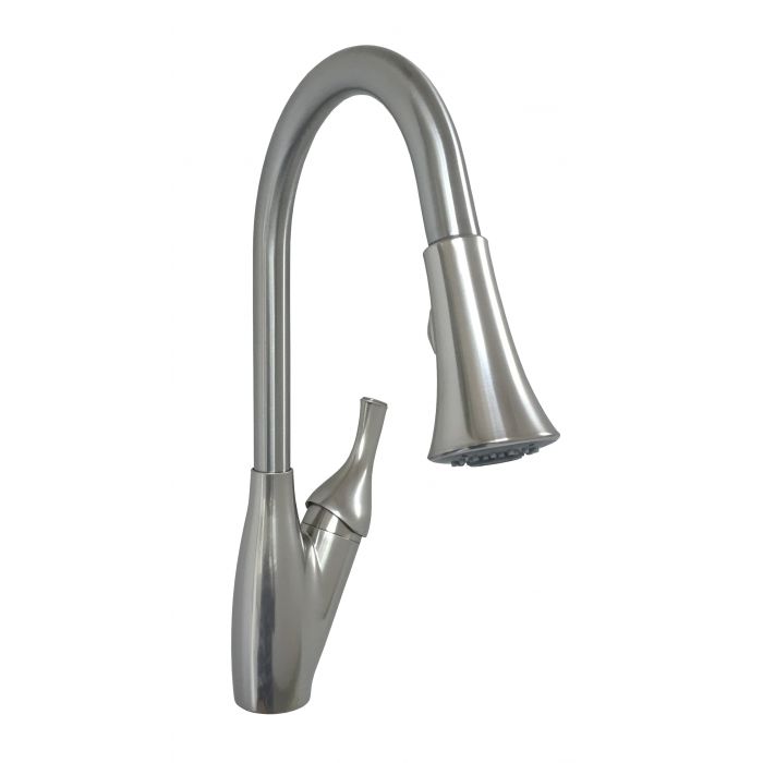 8' METAL SNGL LVR KITCHEN PULLDOWN