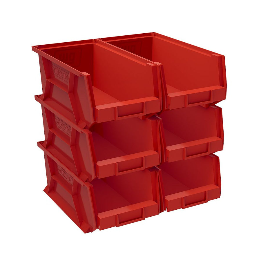 MODEL 9856-7-02 RED BINS  6IN X 8.2