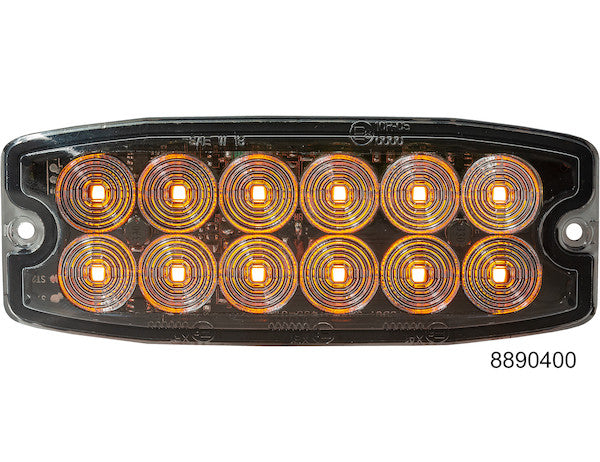 LIGHT  STROBE  5.14IN  12-LED  AMBE
