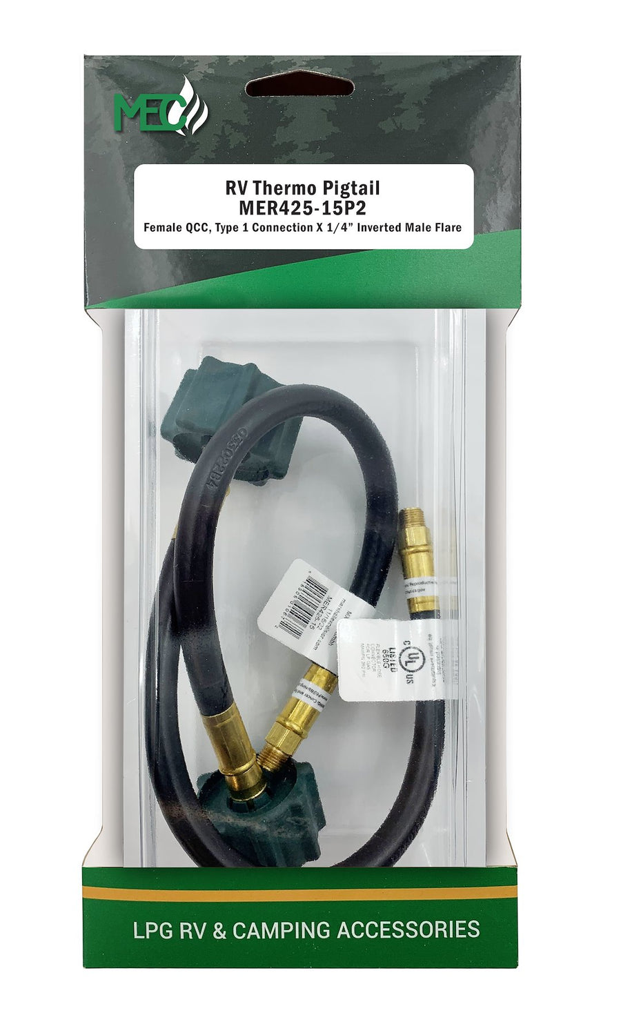15' THERMO PIGTAIL  1/4' INVERTED F