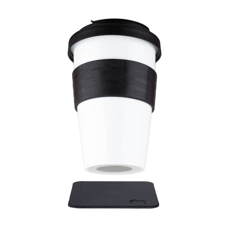 PORCELAIN TO-GO CUP BLACK
