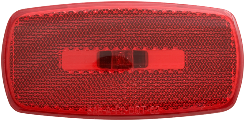 RECT REF/CL/MARK LIGHT T-I RED