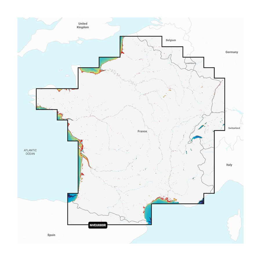 FRANCE  LAKES & RIVERS GARMIN NAVIO