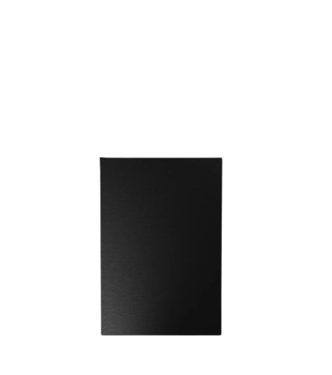 FRIDGE DOOR PANEL BLK GLASS